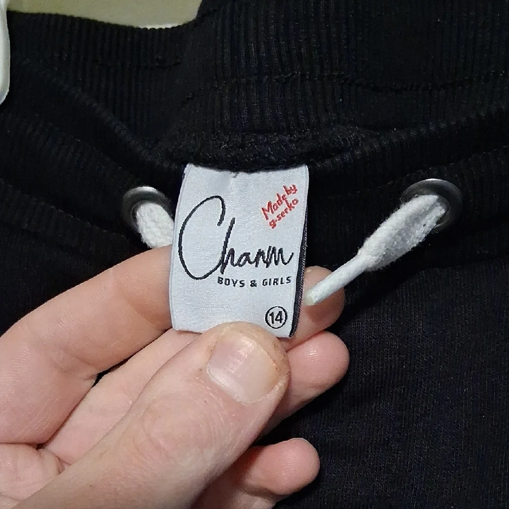 Boy + Girl Black Charm Joggers - Picture 2 of 3